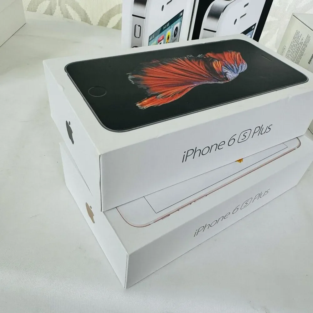 Lot of‎ 9 Misc Apple: iPhone 4s 4 6s Plus 7, Watch and mini iPad Empty Boxes